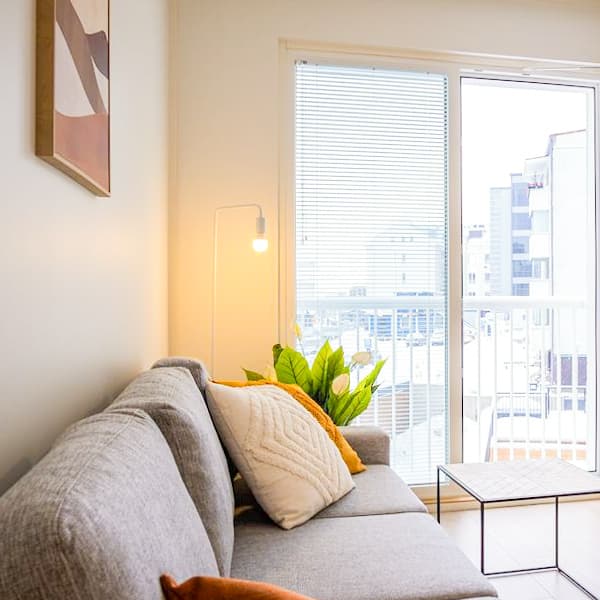 Suite Apartment -sisustus Rovaniemen keskustassa